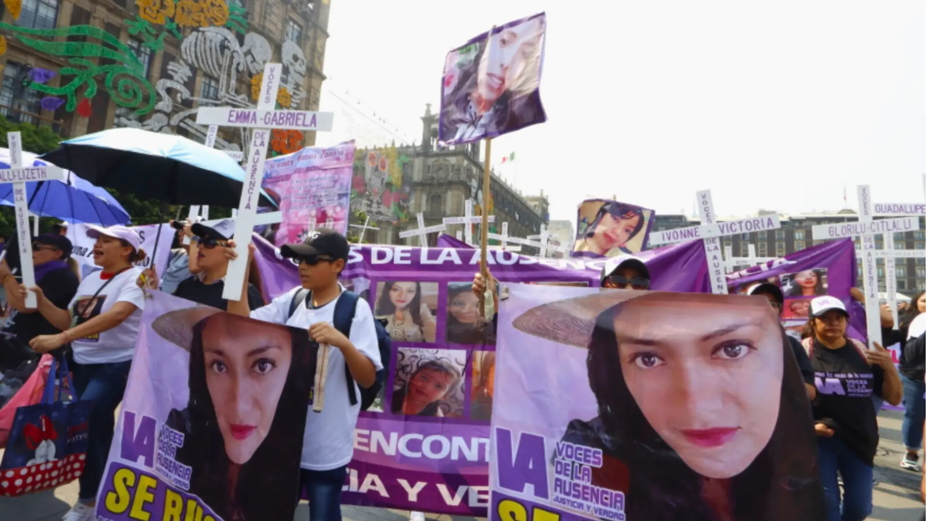 familiares de personas desaparecidas, marcha zócalo